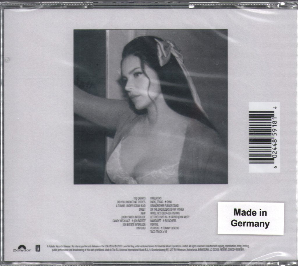 Lana Del Rey - Did You Know That There's A Tunnel Under Ocean Blvd - Cd