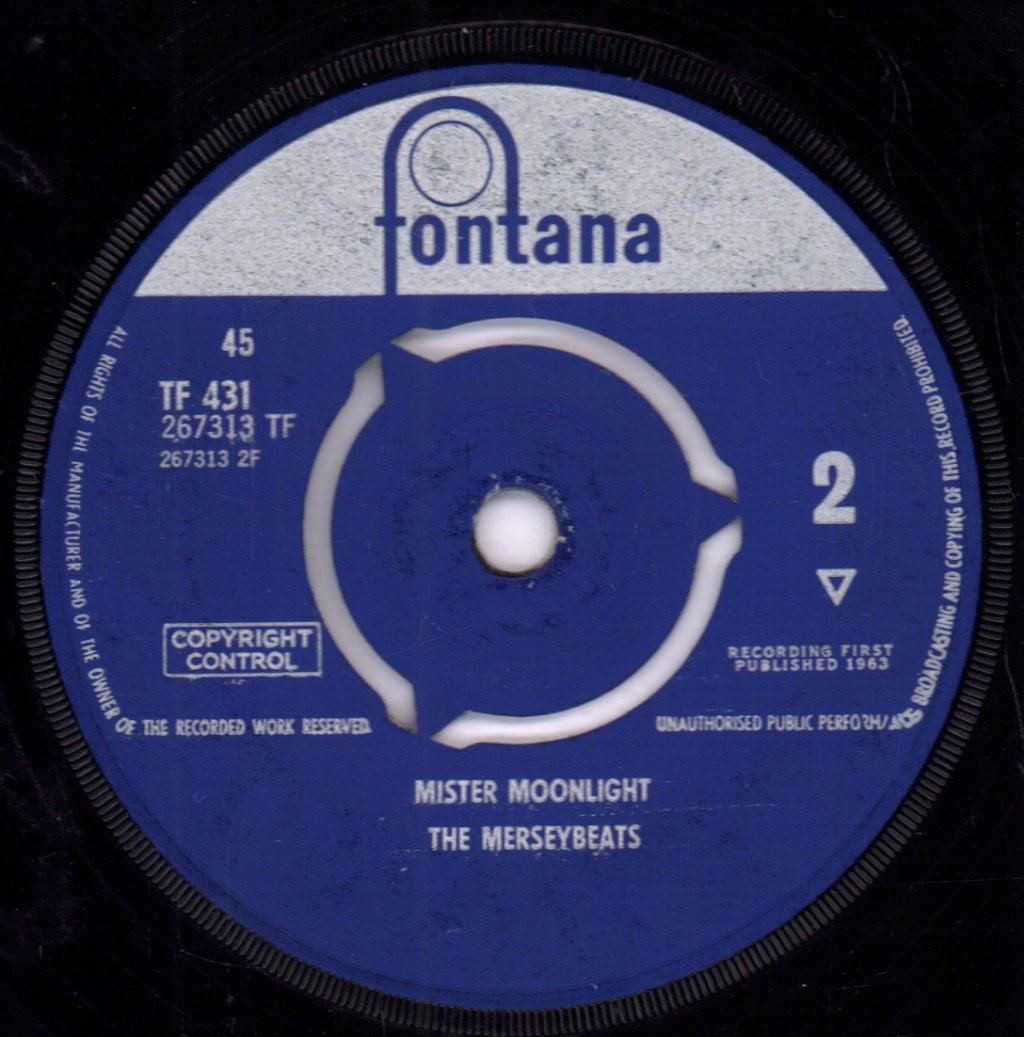 Merseybeats - I Think Of You - 7 Inch