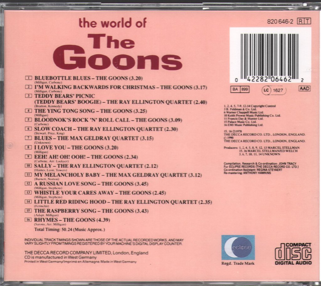Goons - World Of... - Cd