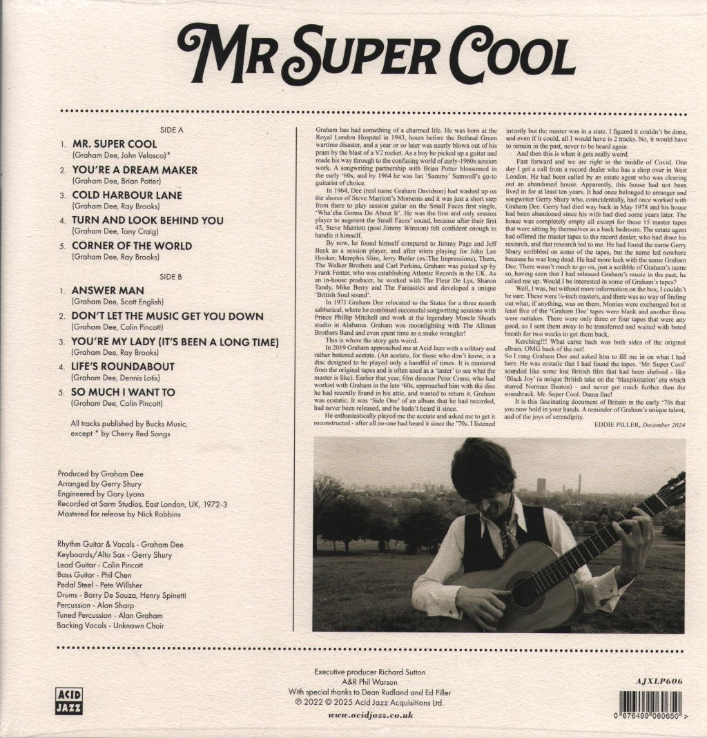 Graham Dee - Mr. Super Cool - Lp