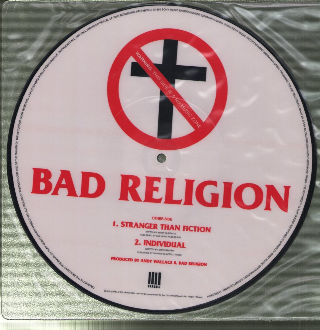 Bad Religion - Stranger Than Fiction - 10 Inch