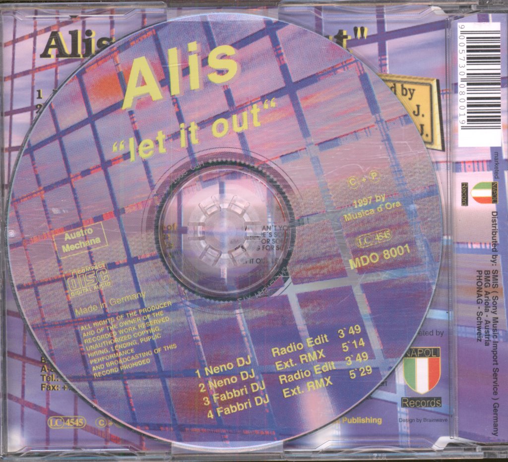 Alis - Let It Out - Cd
