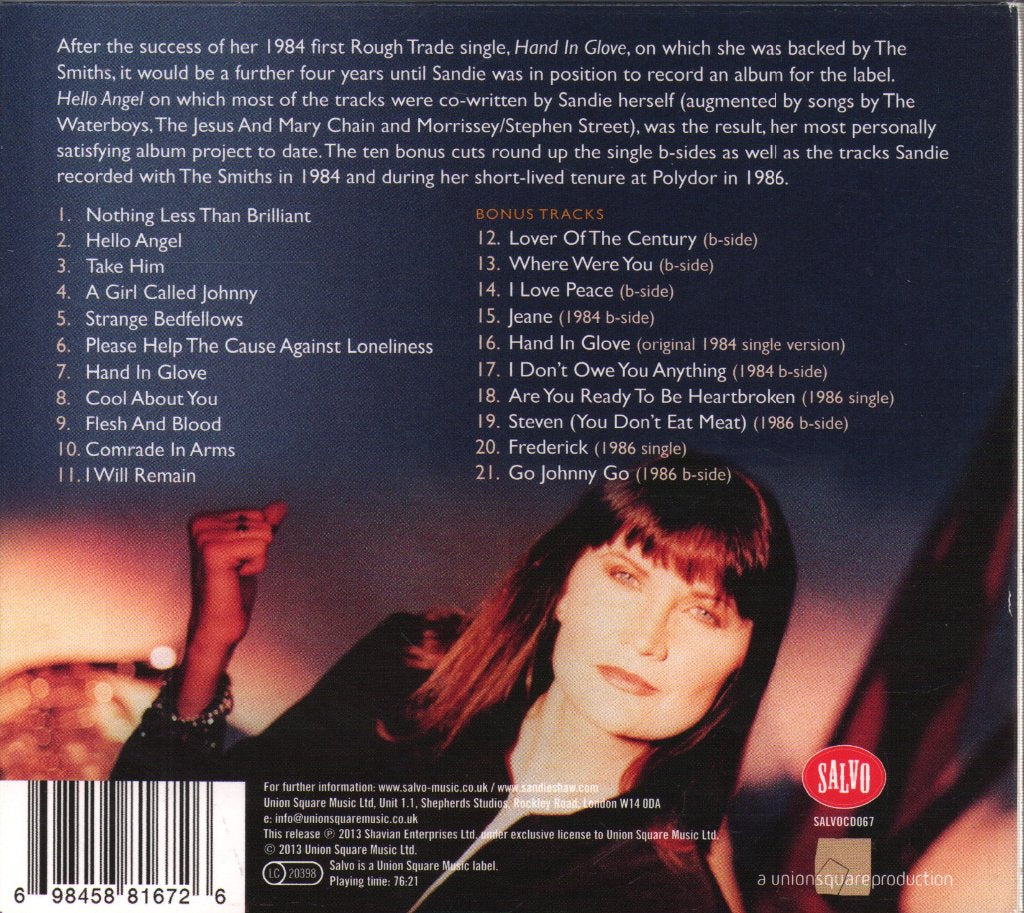 Sandie Shaw - Hello Angel - Cd