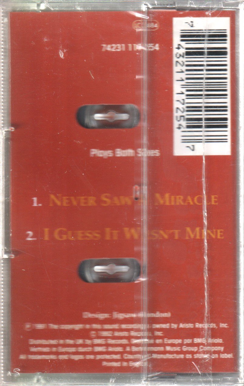 Curtis Stigers - Never Saw A Miracle - Cassette