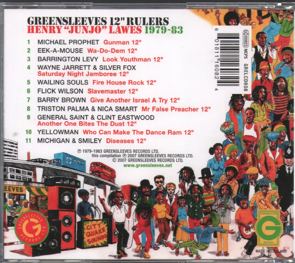 Harry 'Junjo' Lawes - Greensleeves 12" Rulers - Volcano 1979-83 - Cd