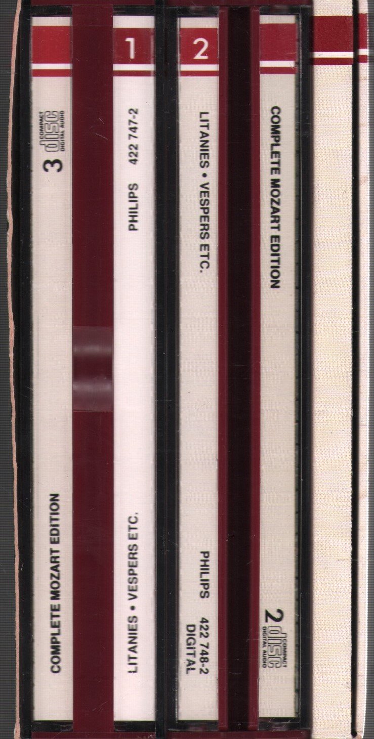 Wolfgang Amadeus Mozart - Litanies, Vespers etc. - Cd Set