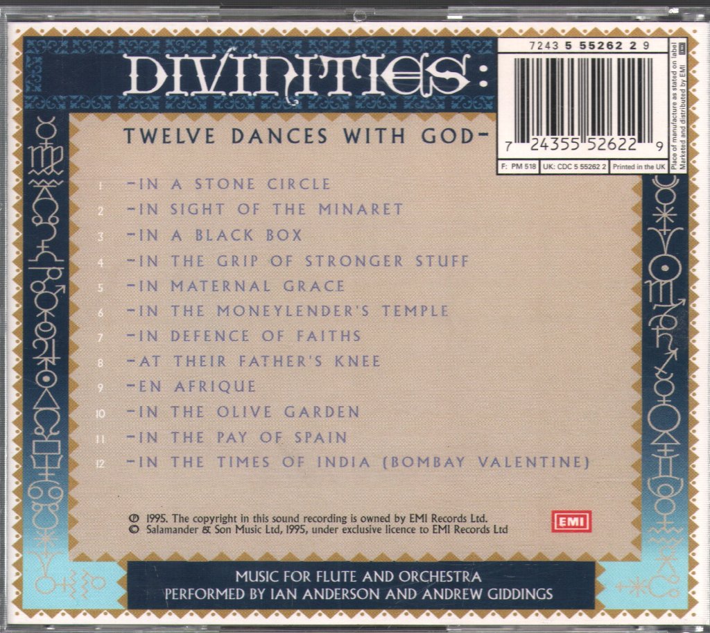 Ian Anderson - Divinities: Twelve Dances With God - Cd
