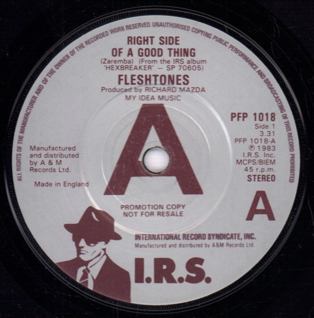 Fleshtones - Right Side Of A Good Thing - 7 Inch