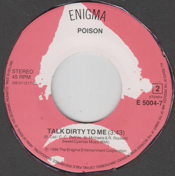 Poison - Cry Tough - 7 Inch