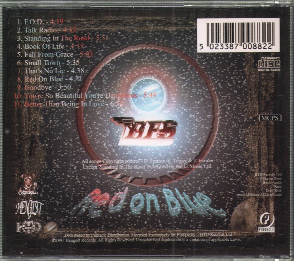 Blackfoot Sue - Red On Blue - Cd