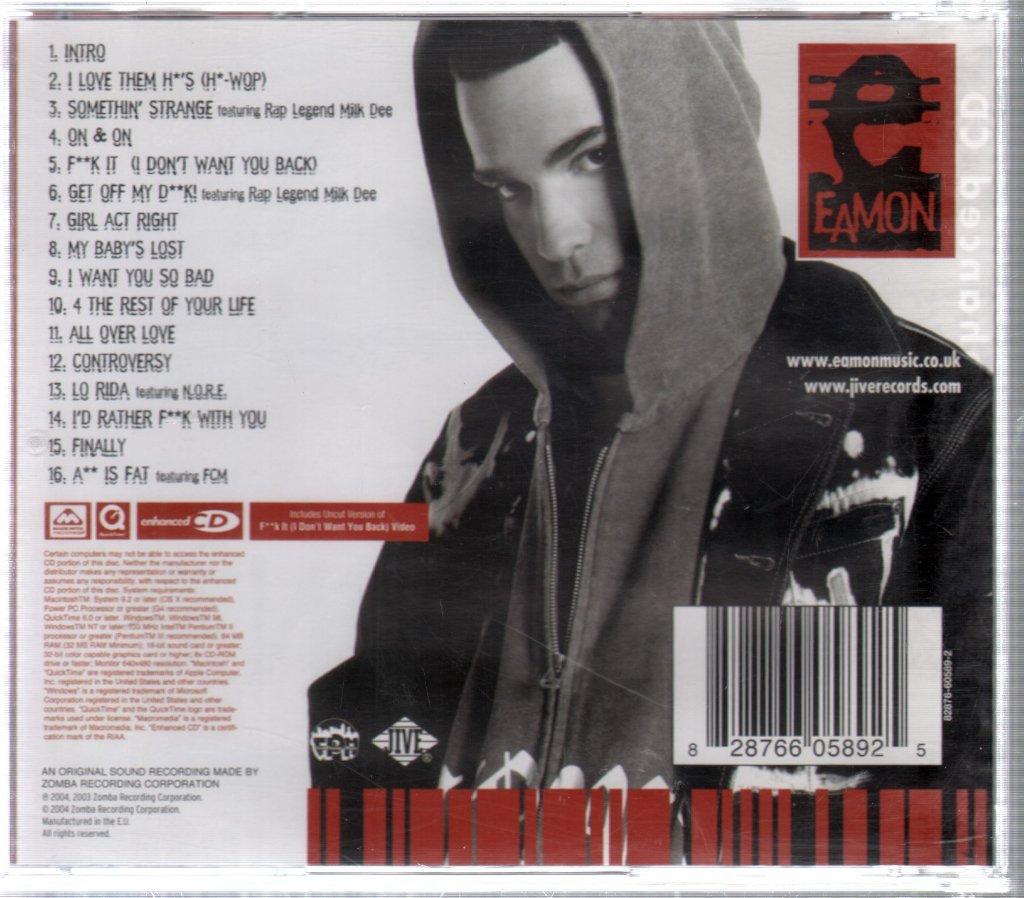 Eamon - I Don't Want You Back - Cd