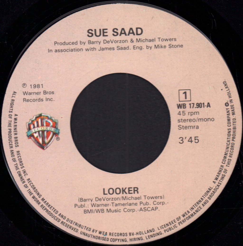 Sue Saad - Looker - 7 Inch