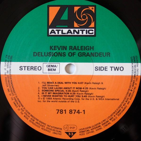 Kevin Raleigh - Delusions Of Grandeur - Lp