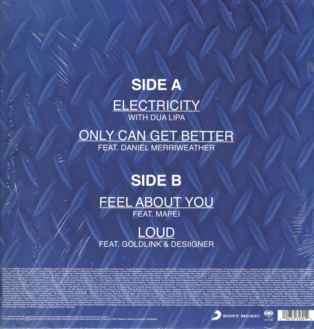 Silk City - Electricity - 12 Inch