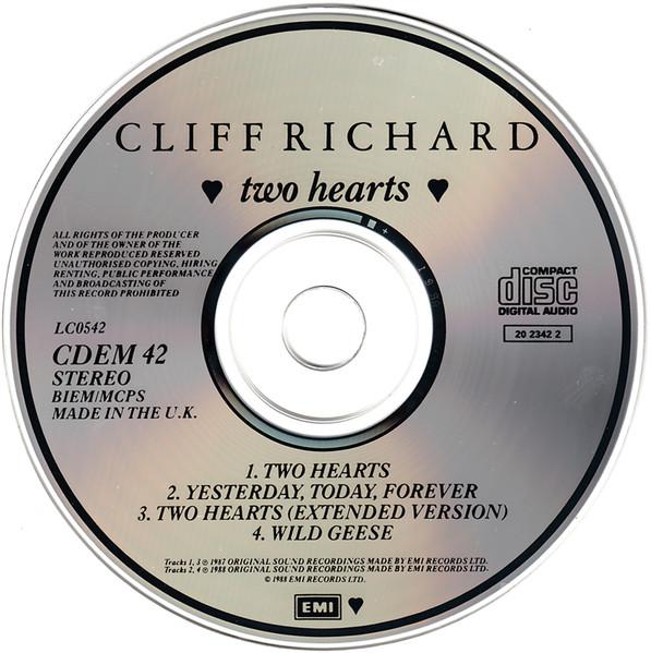 Cliff Richard - Two Hearts - Cd
