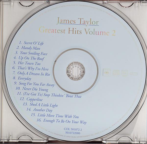 James Taylor - Greatest Hits Volume 2 - Cd