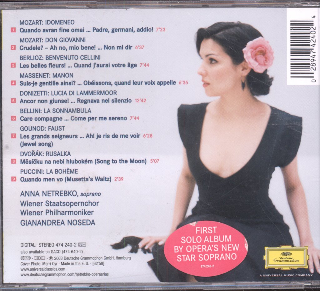 Anna Netrebko - Opera Arias - Cd