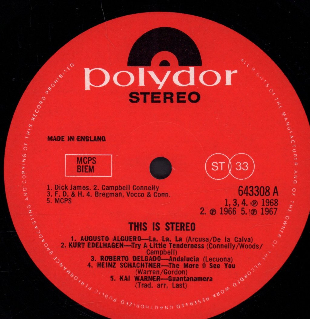 Various Artists - This Is Stereo - Lp