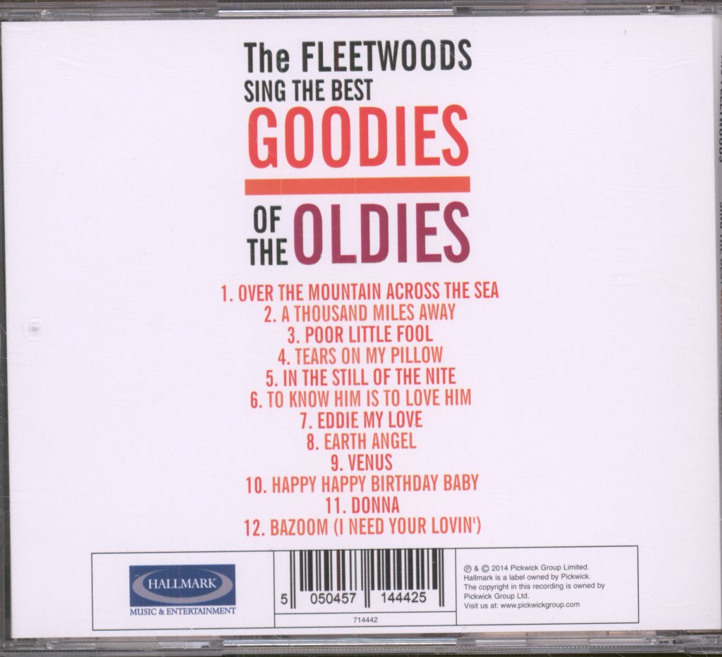Fleetwoods - Fleetwoods Sing The Best Goodies Of The Oldies - Cd