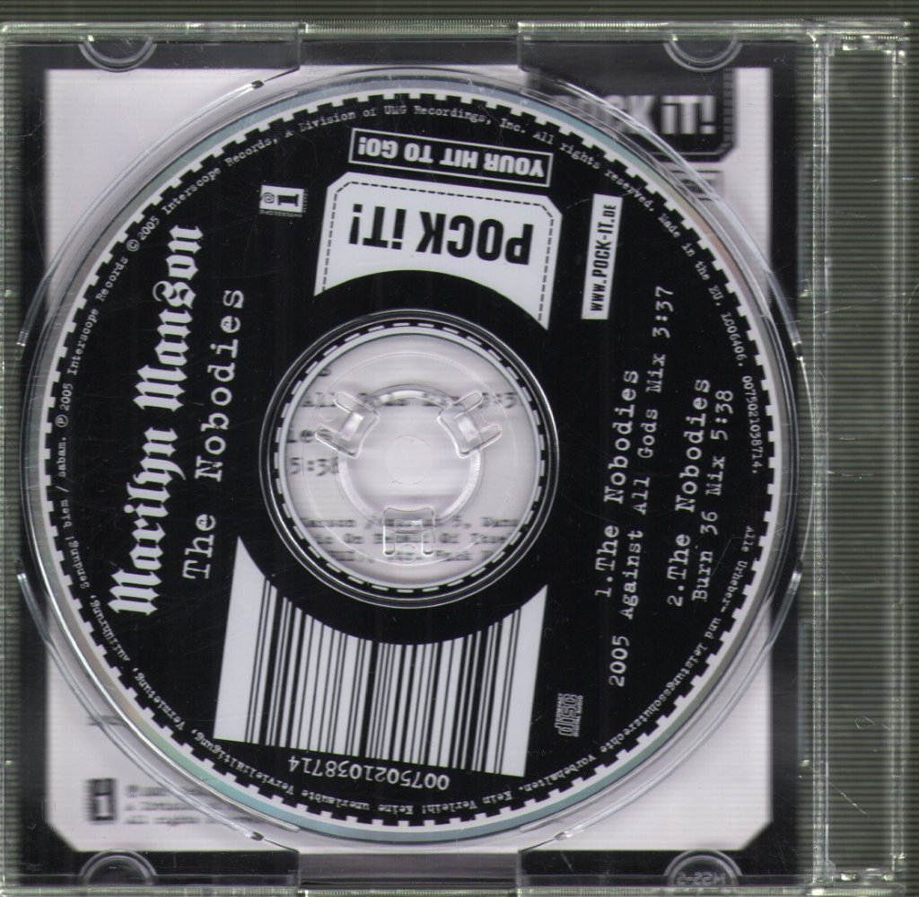 Marilyn Manson - Nobodies - Cd