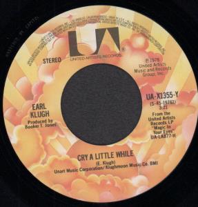 Earl Klugh - Cry A Little While - 7 Inch