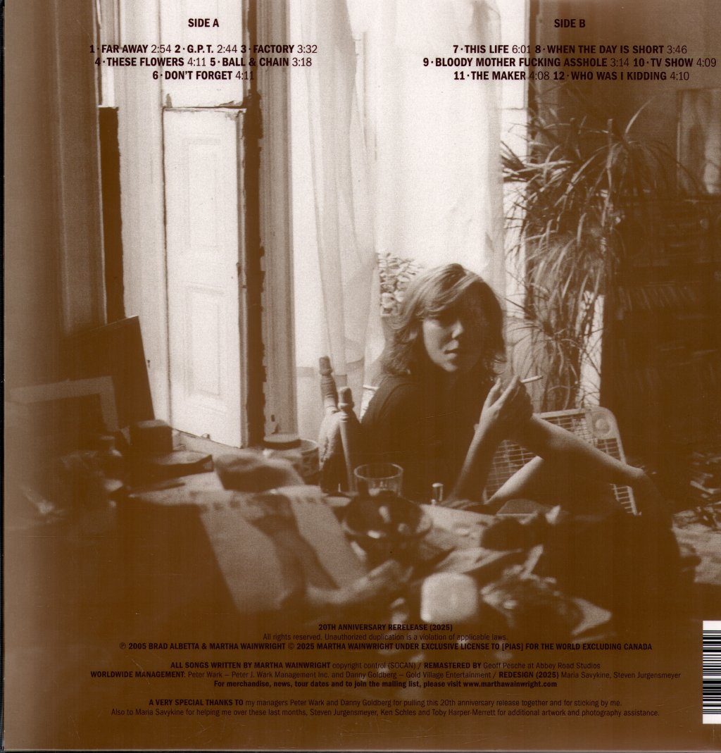 Martha Wainwright - Martha Wainwright (20th Anniversary Edition) - Lp