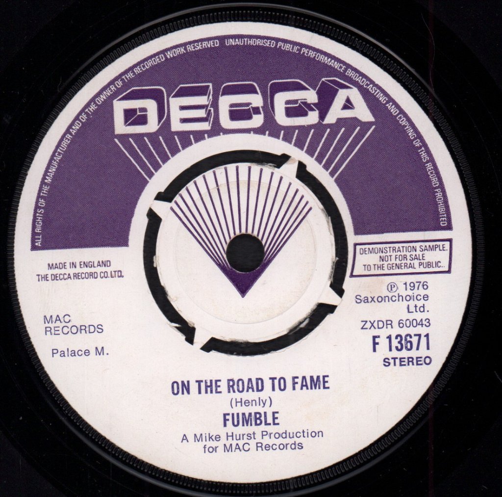Fumble - Rock 'N Roll School - 7 Inch