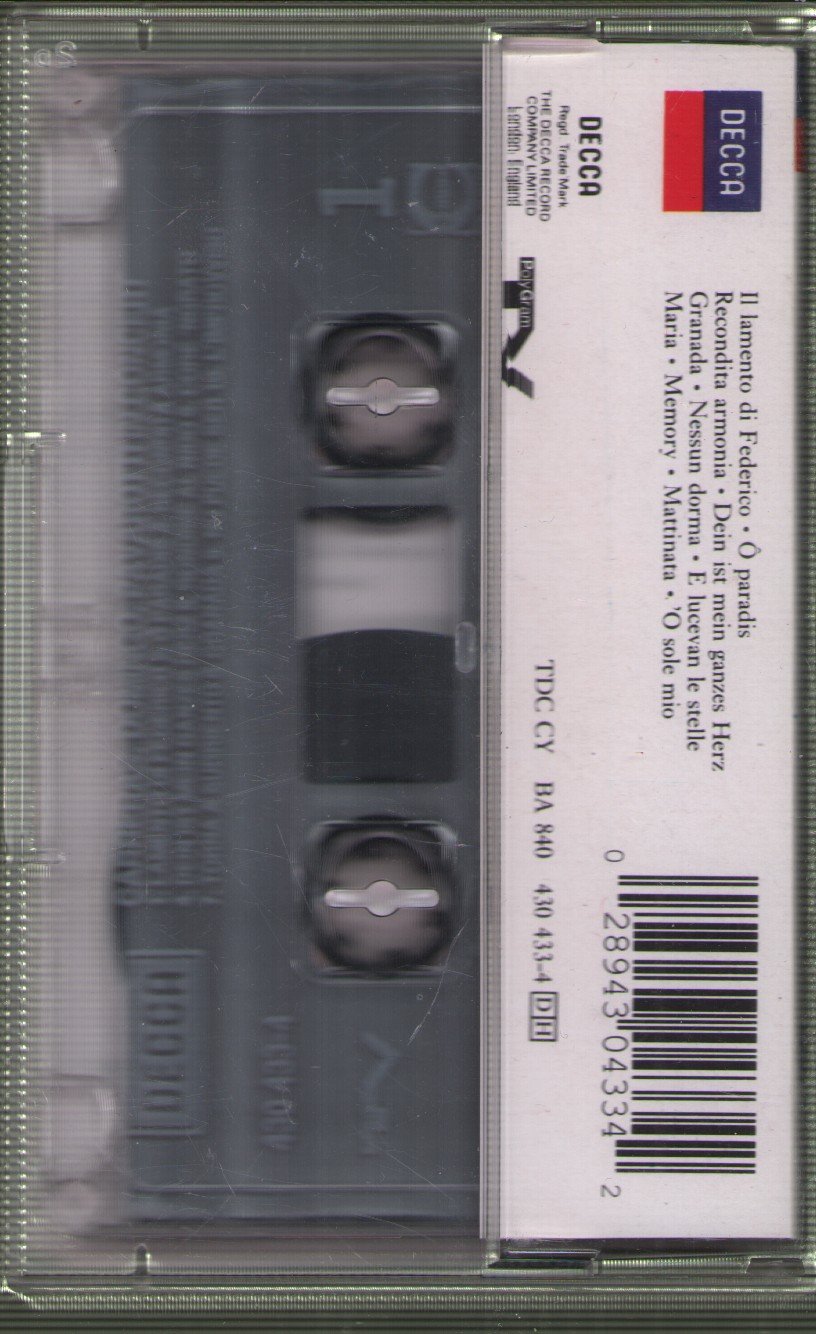 Carreras Domingo Pavarotti - In Concert - Cassette