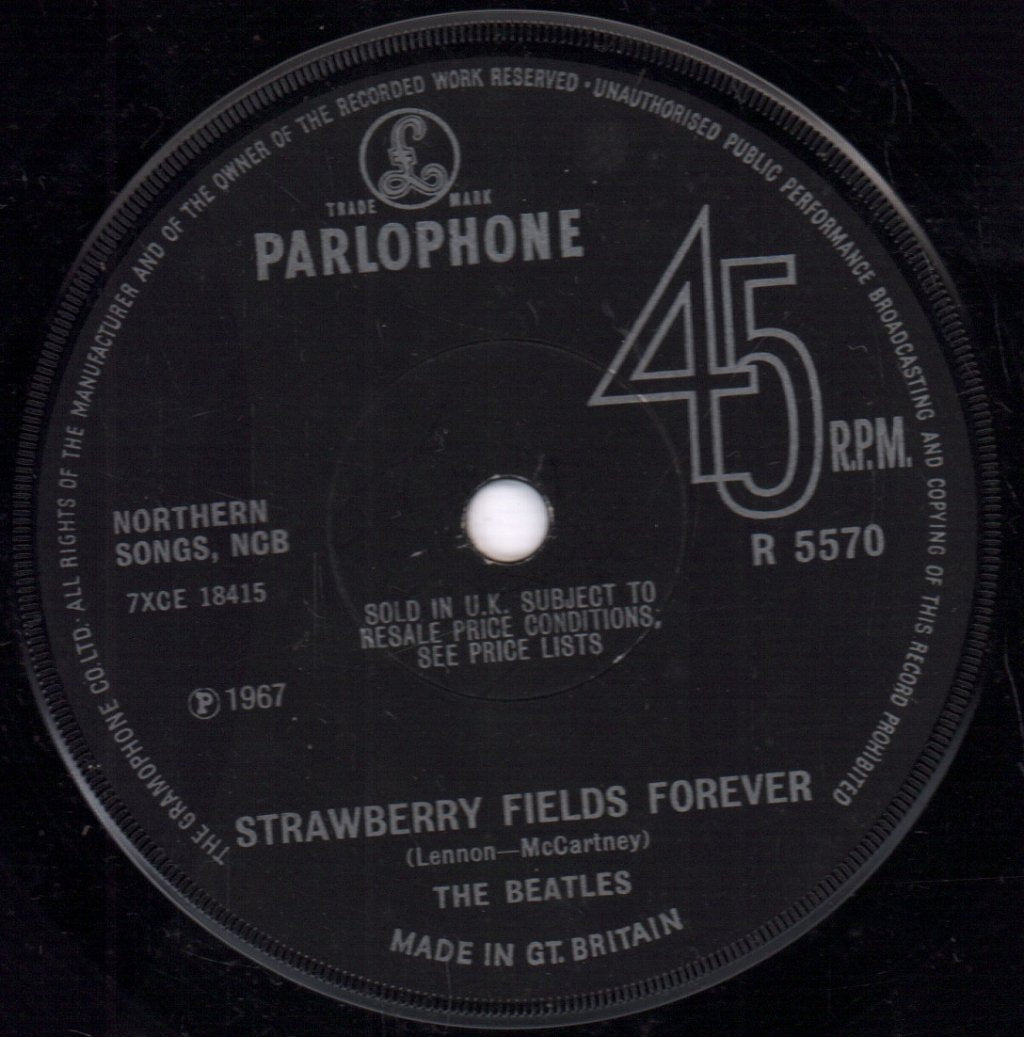 Beatles - Strawberry Fields Forever - 7 Inch