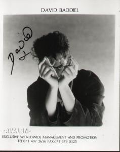 David Baddiel - Signed Black And White Photo - Photograph