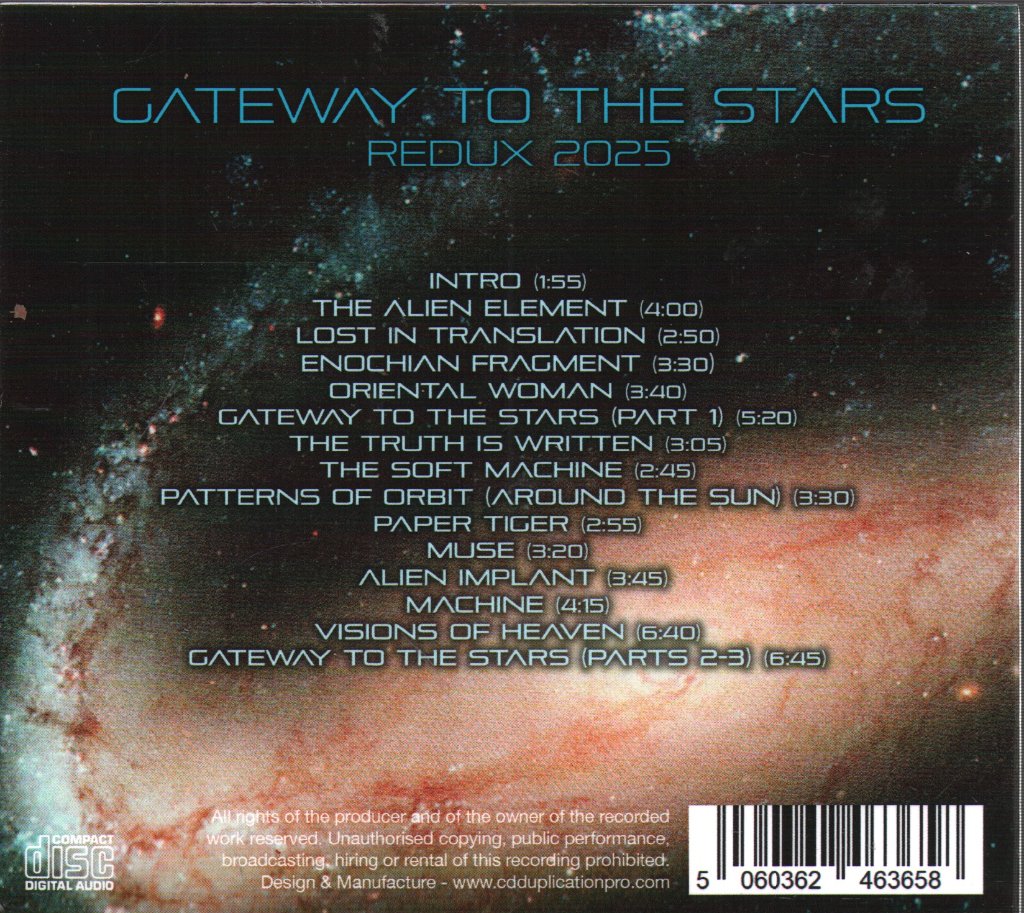 Celestial Avatar - Gateway To The Stars (Redux 2025) - Cd