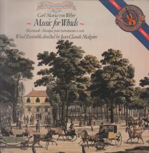 Wind Ensemble / Jean-Claude Malgoire - Carl Maria Von Weber - Music For Winds / Blasmusik - Lp