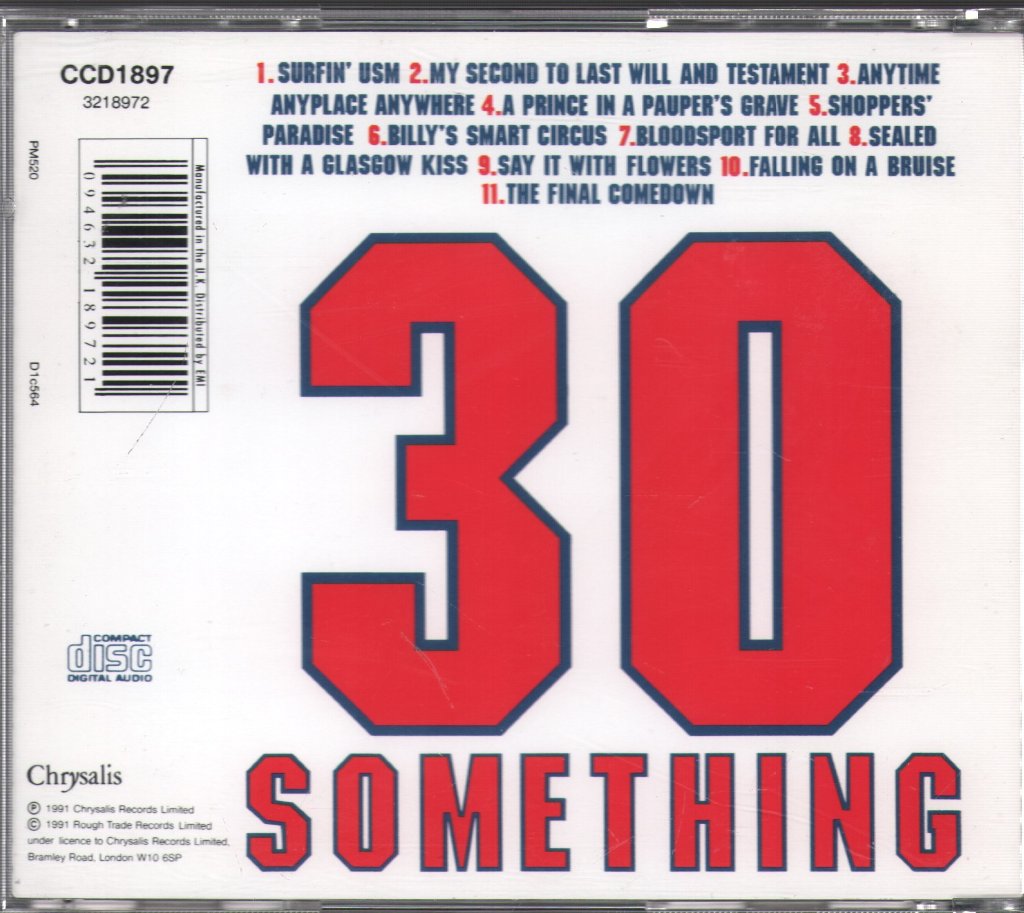 Carter The Unstoppable Sex Machine - 30 Something - Cd