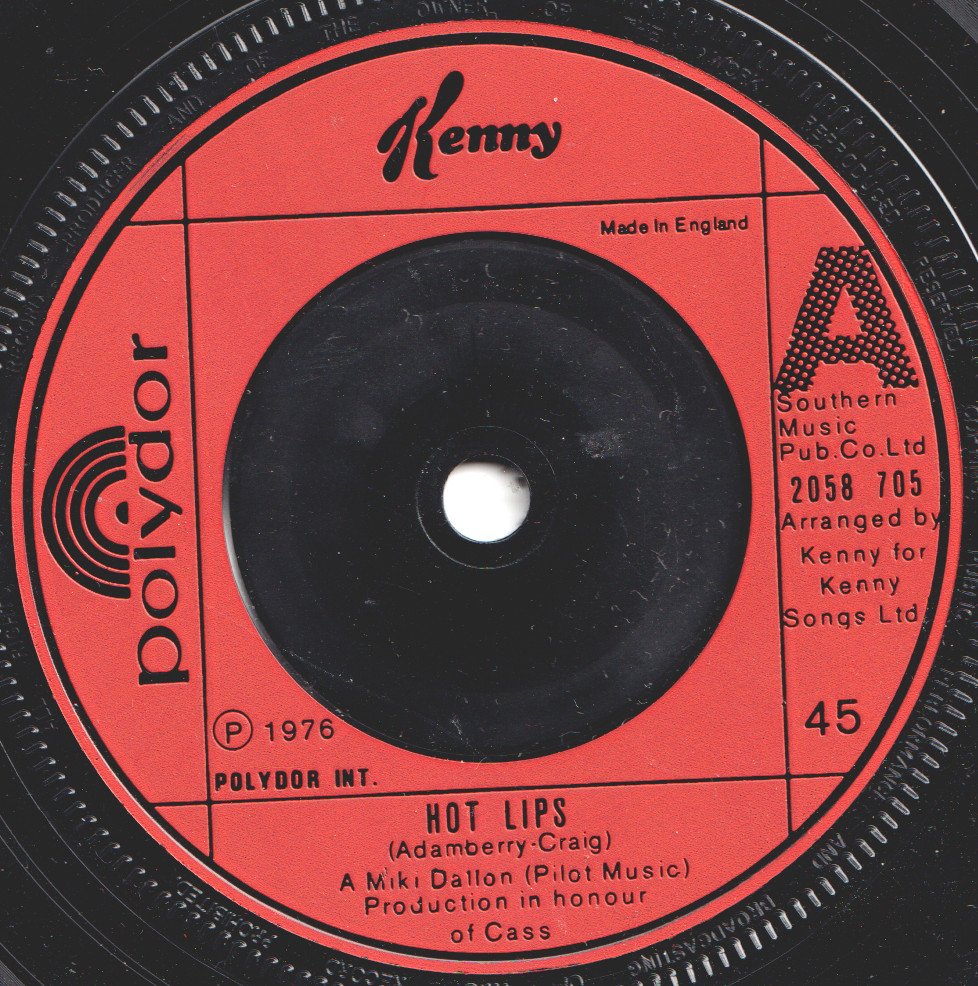Kenny - Hot Lips - 7 Inch