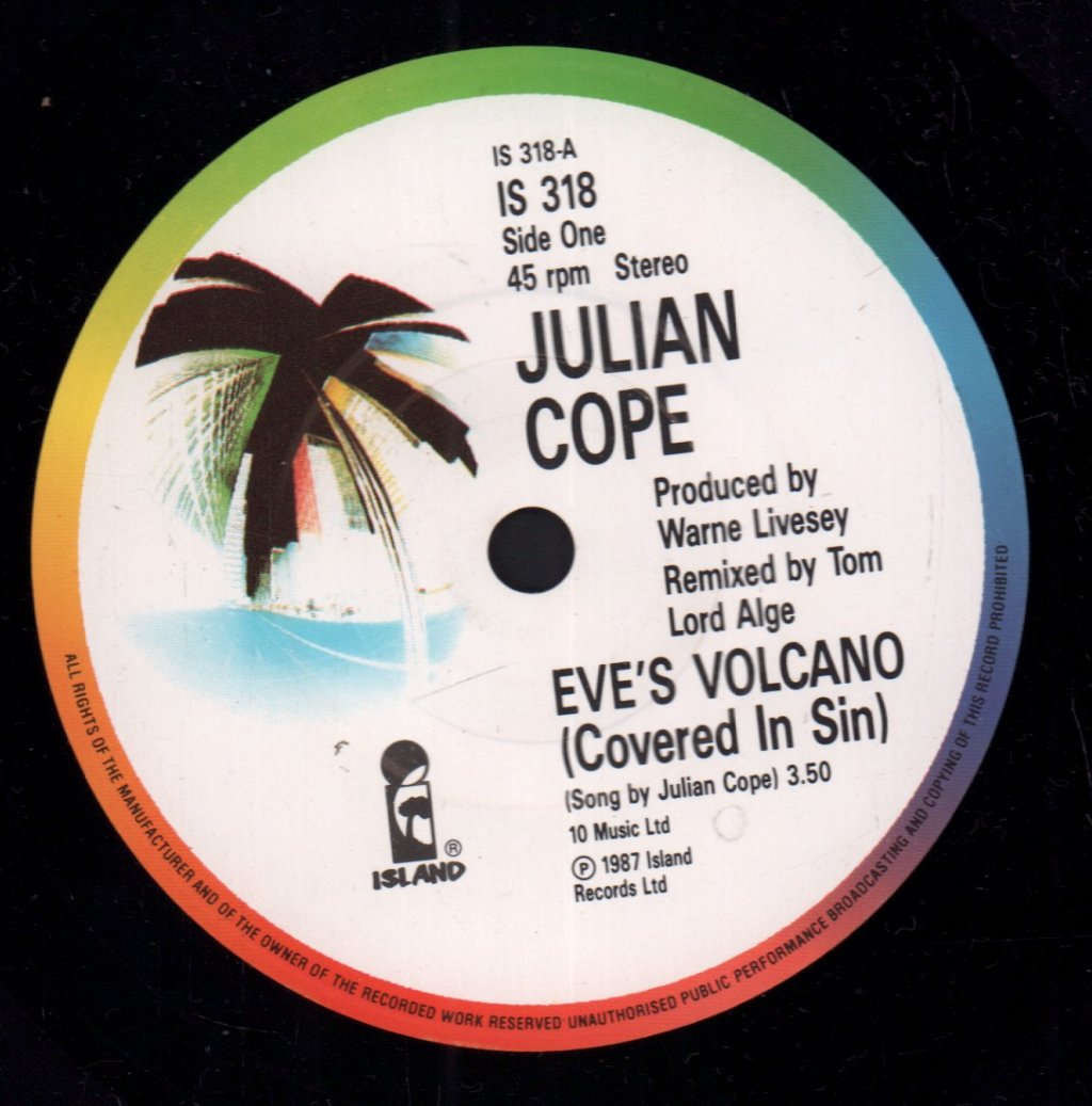 Julian Cope - Eve's Volcano - 7 Inch