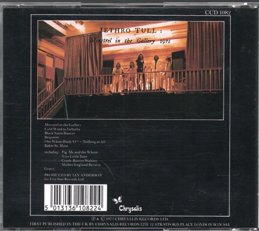 Jethro Tull - Minstrel In The Gallery - Cd