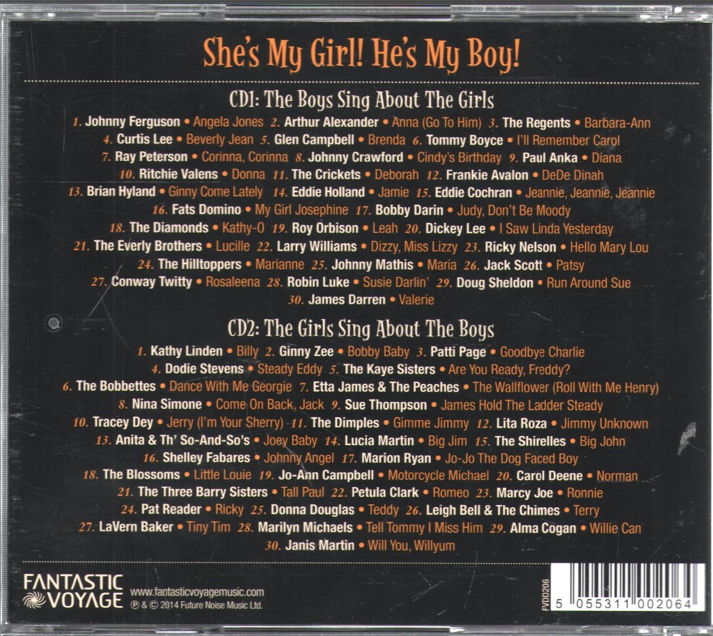 Various Artists - She's My Girl! He's My Boy! - Double Cd