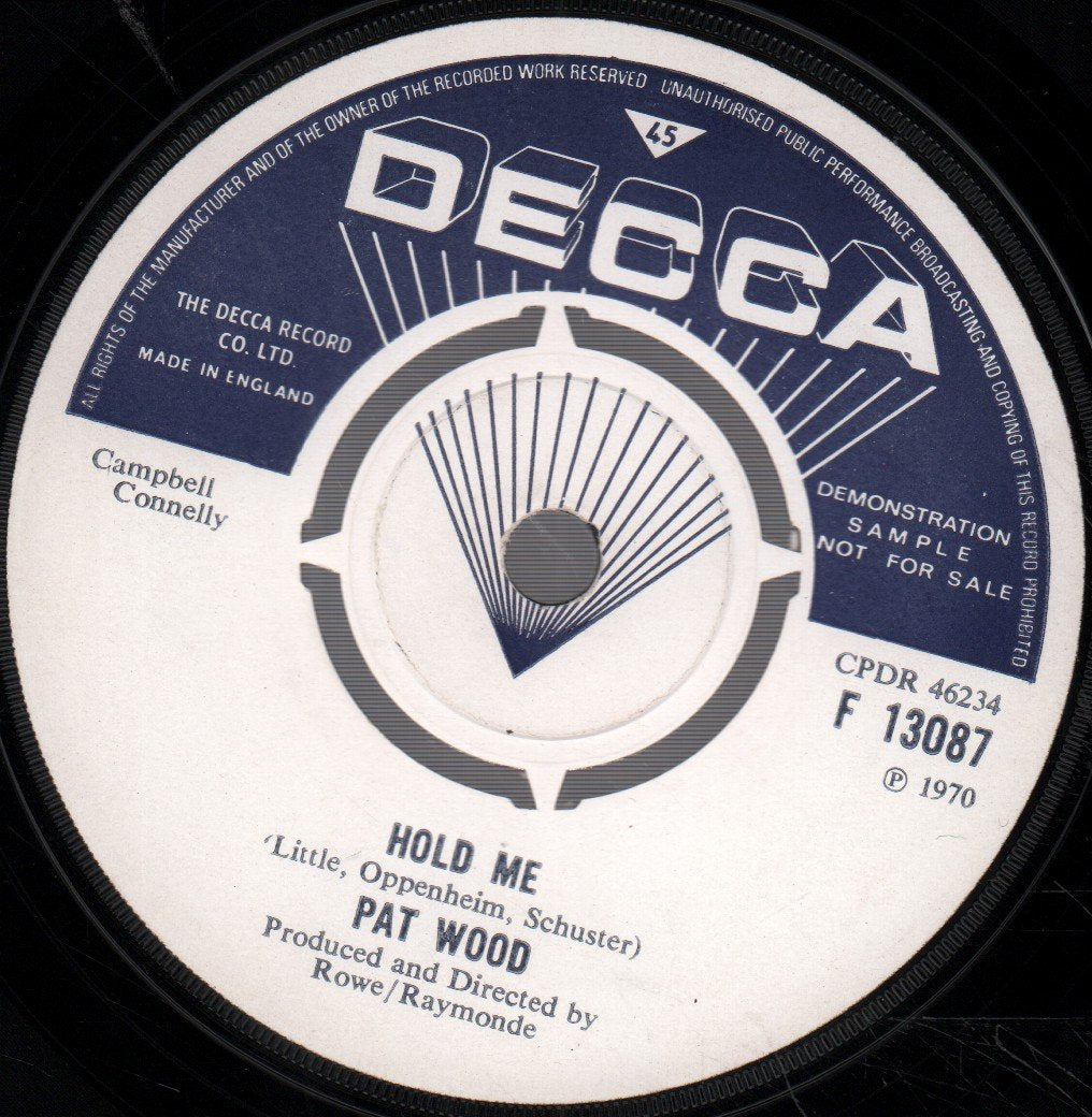 Pat Wood - Don't Turn His Love Away - 7 Inch