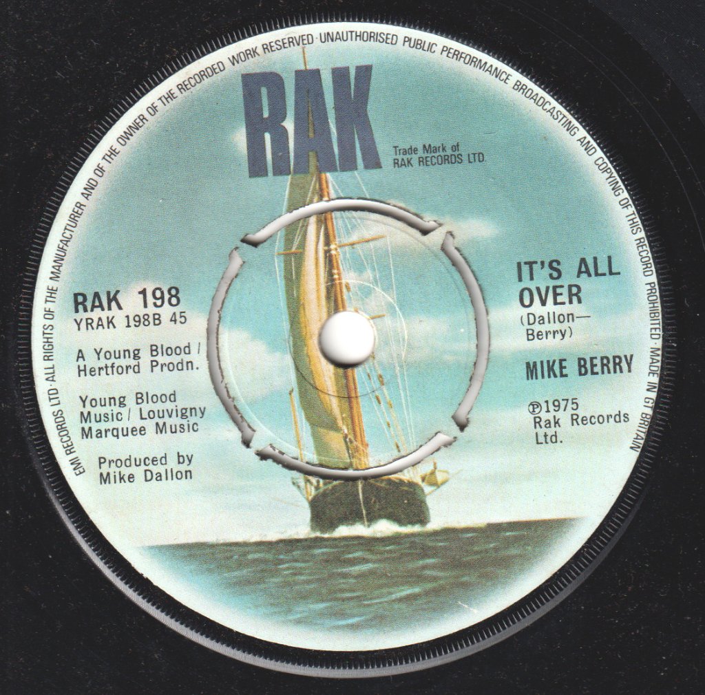 Mike Berry - Don't Be Cruel - 7 Inch