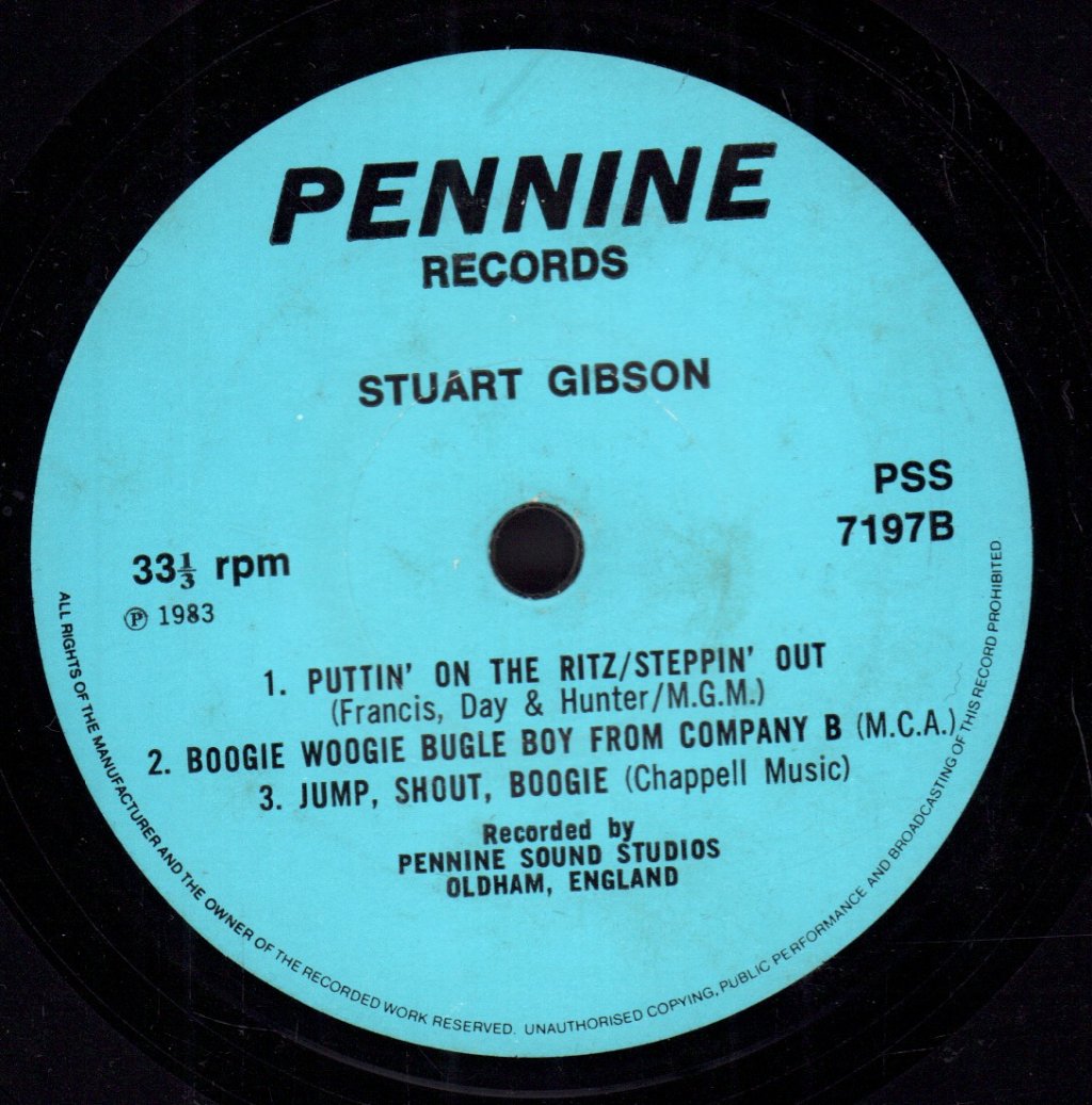 Stuart Gibson - Choo Choo Ch'Boogie - 7 Inch