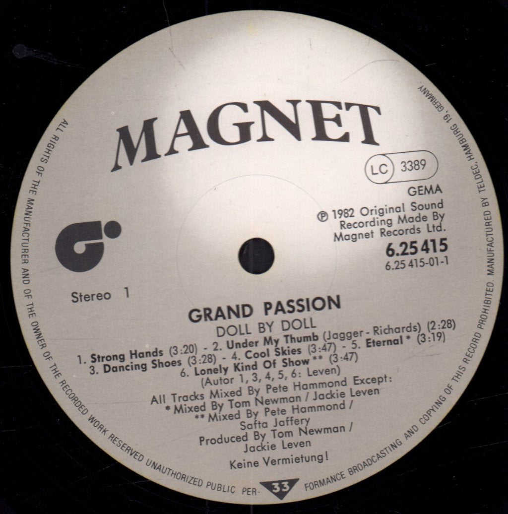 Doll By Doll - Grand Passion - Lp