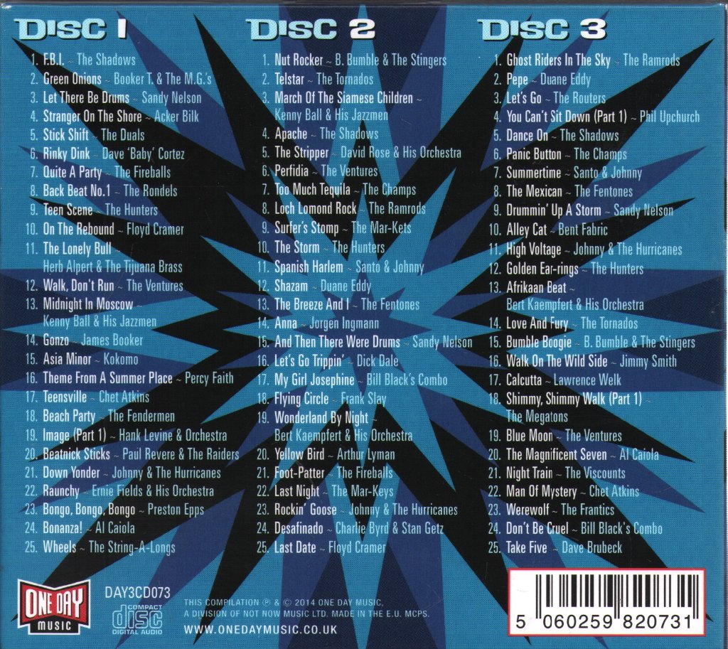 Various Artists - Let's Go Trippin' (The Greatest Instrumentals Of The 60's) - Cd Set