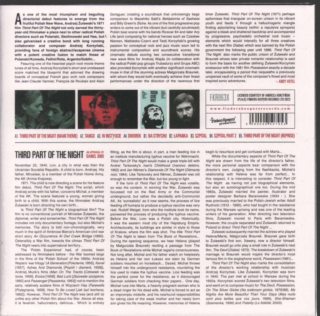 Andrzej Korzynski - Third Part of the Night - 10 Inch