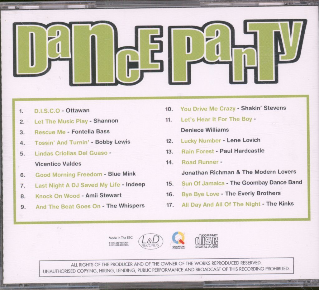Various Artists - Dance Party - Cd