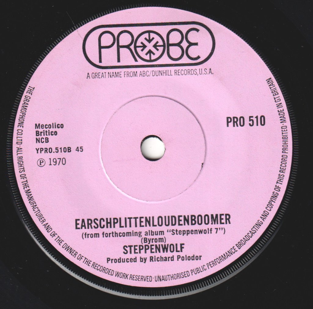 Steppenwolf - Who Needs Ya - 7 Inch