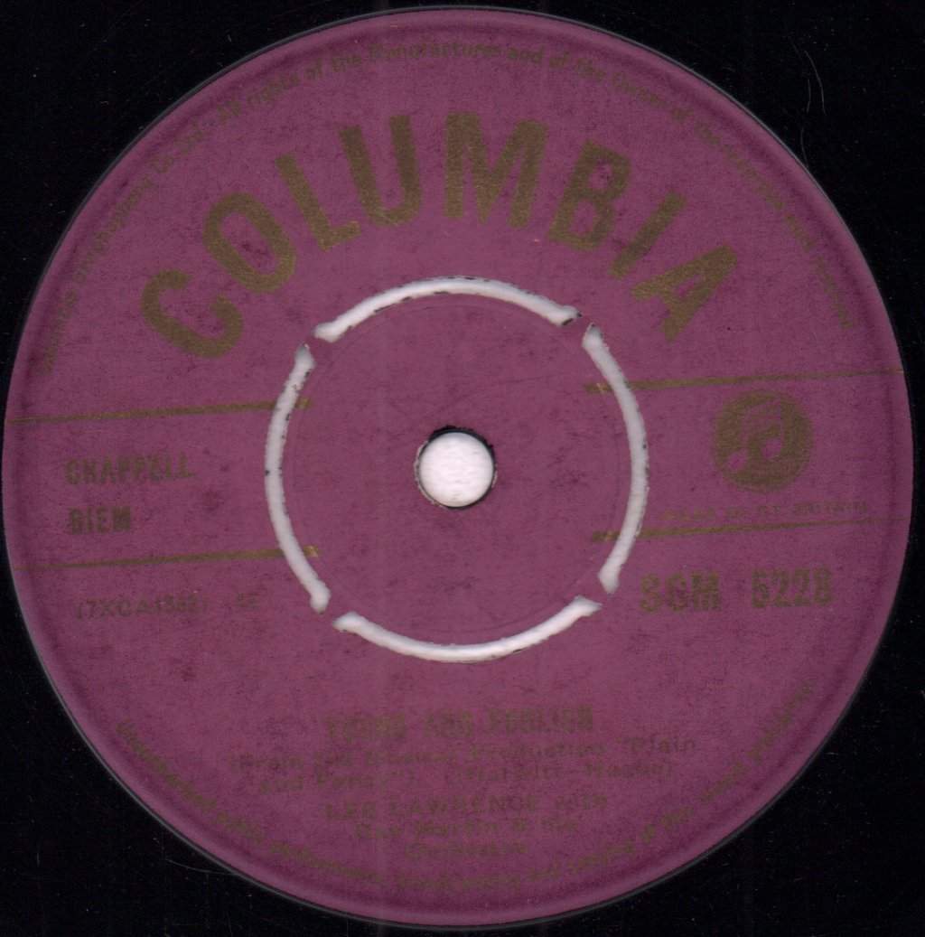 lee lawrence with ray martin and his orchestra - Don't Tell Me Not To Love You - 7 Inch