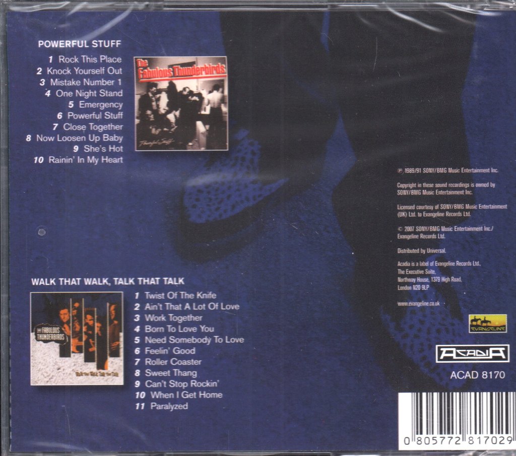 Fabulous Thunderbirds - Powerful Stuff/Walk That Walk Talk That Talk - Cd