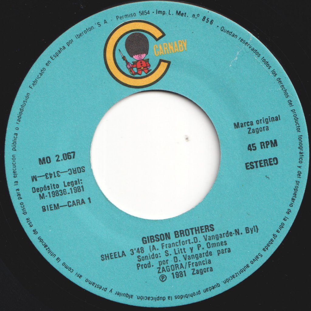 Gibson Brothers - Sheela - 7 Inch