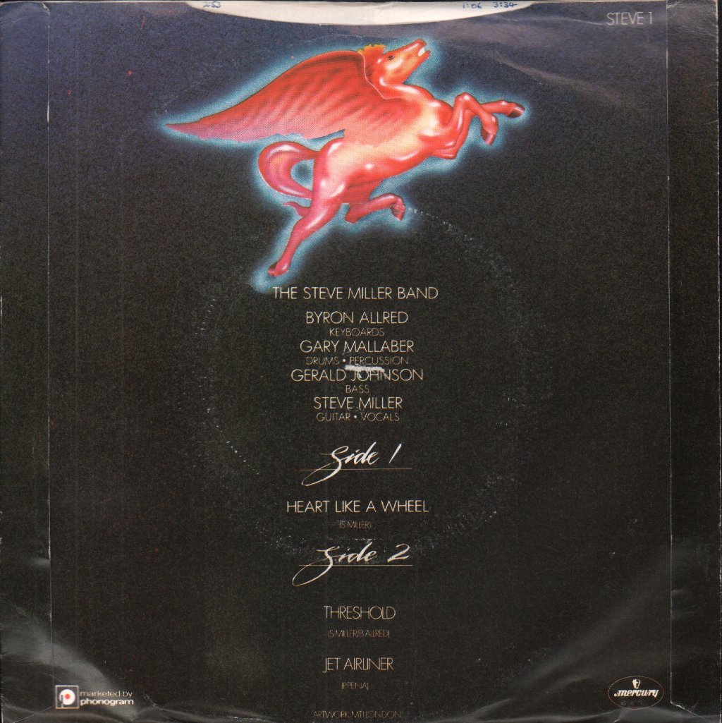 Steve Miller Band - Heart Like A Wheel - 7 Inch
