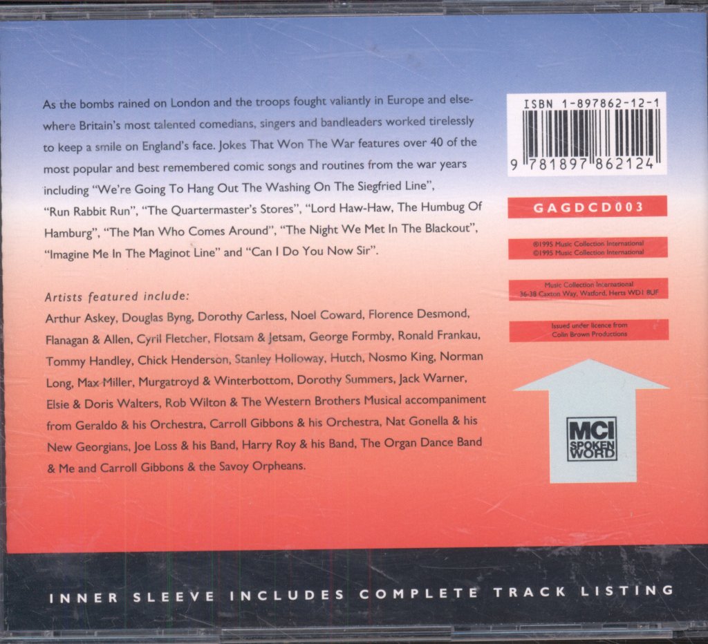 Various Artists - Jokes That Won The War - Double Cd